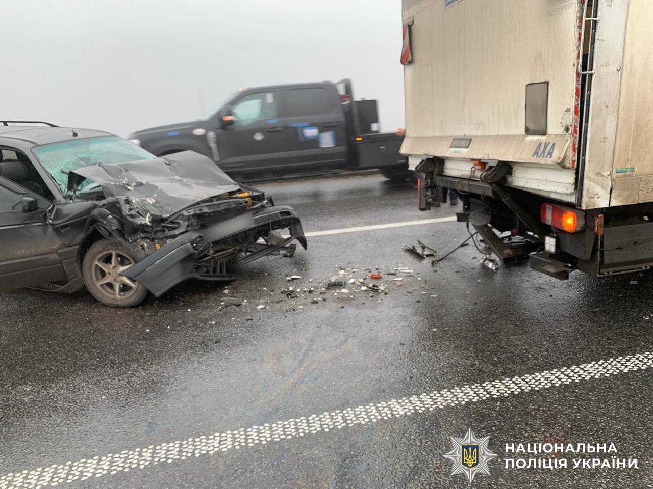 На об’їзній Вінниці зіткнулися Volkswagen і вантажівка MAN: постраждала пасажирка