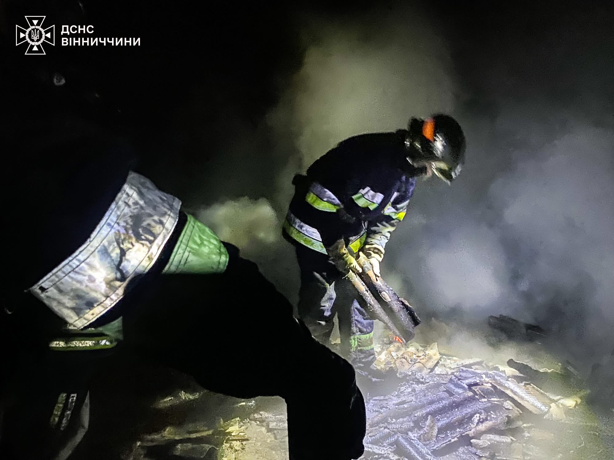 За добу на Вінниччині — п’ять пожеж: три у житлових будинках