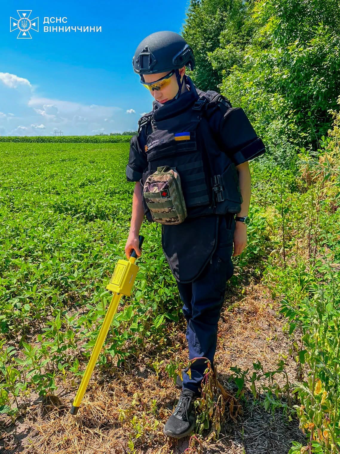 На Вінниччині сапери ДСНС знищили артилерійський снаряд часів Другої світової війни