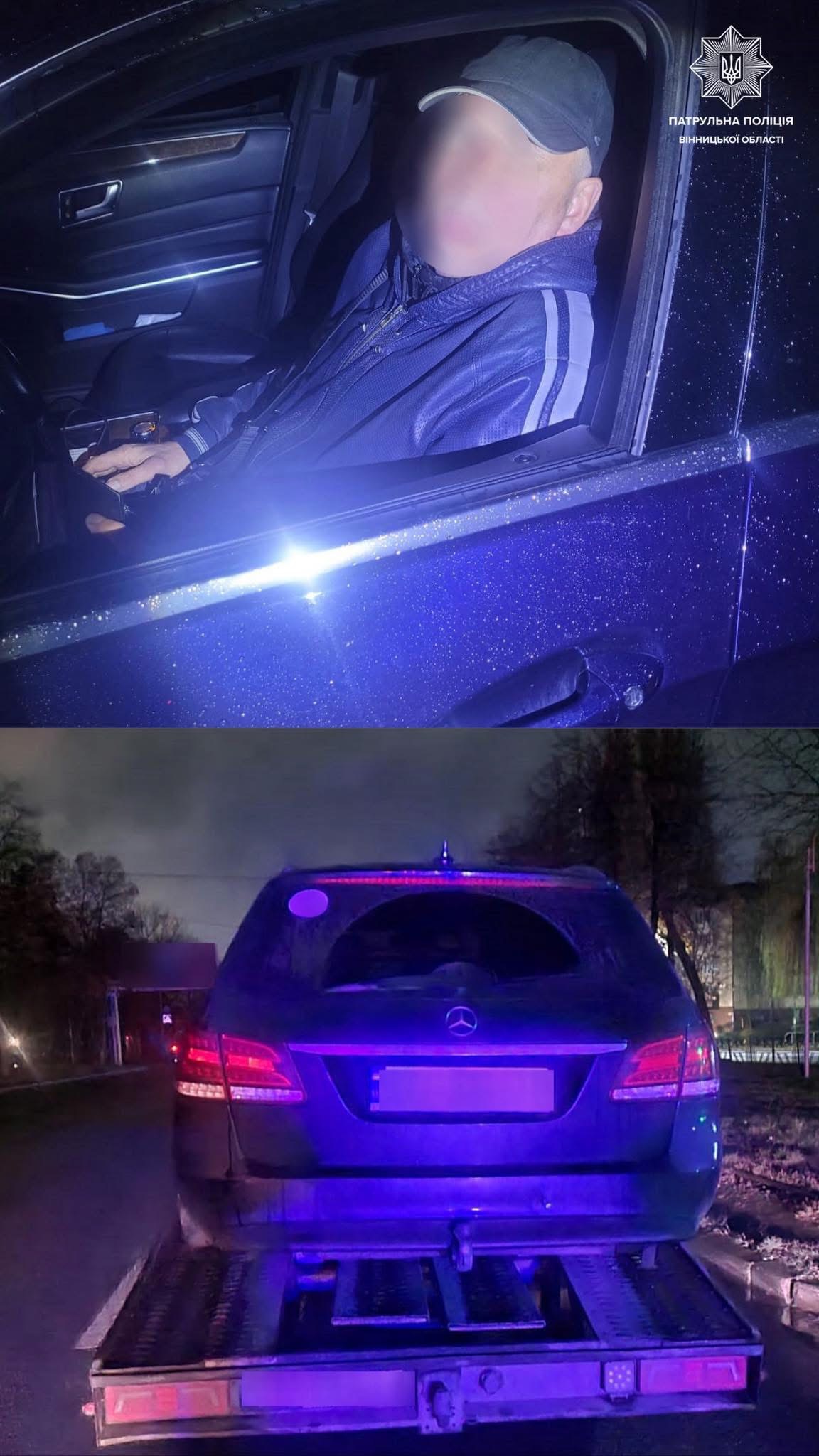 Нічна погоня у Вінниці: нетверезий водій намагався втекти від патрульних
