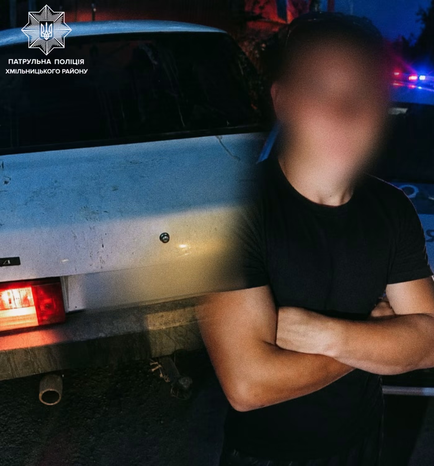 На Хмільниччині 18-річний водій без посвідчення відмовився проходити тест на алкоголь