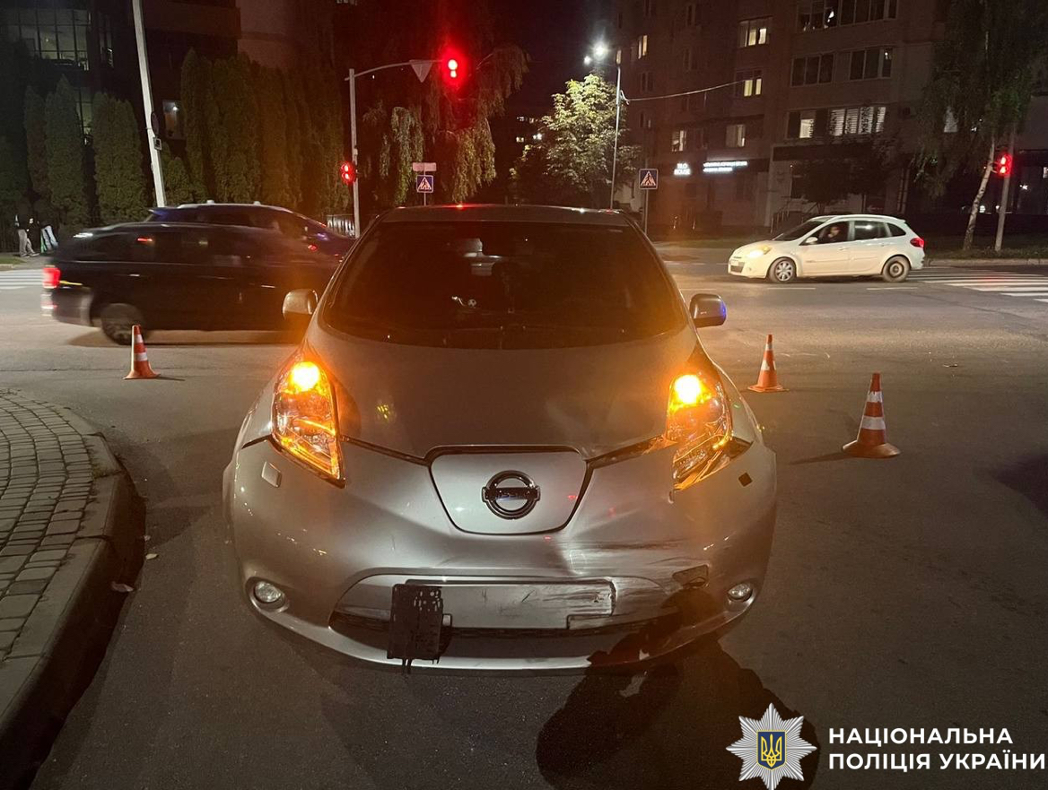 У Вінниці в ДТП постраждав 17-річний мотоцикліст