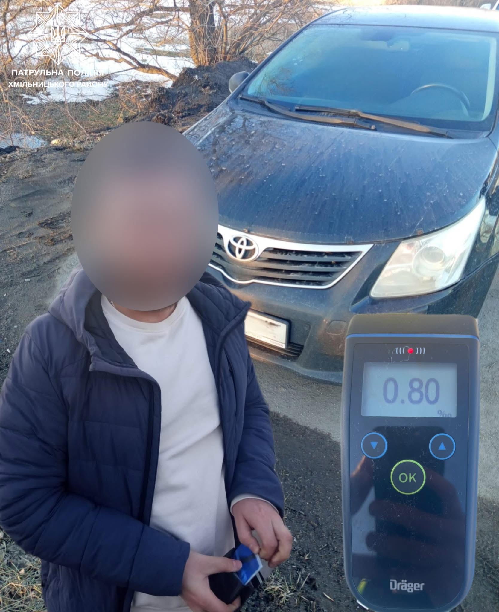 У Махнівці патрульні зупинили нетверезого водія, який перевищив швидкість