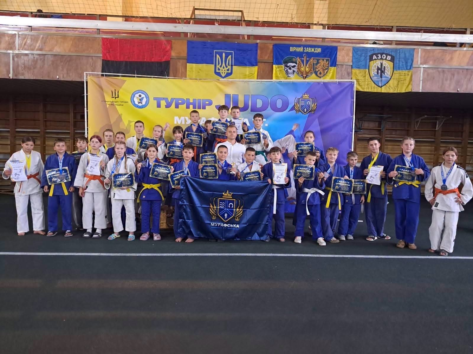 У Мурафі зібралися юні дзюдоїсти з усієї Вінниччини
