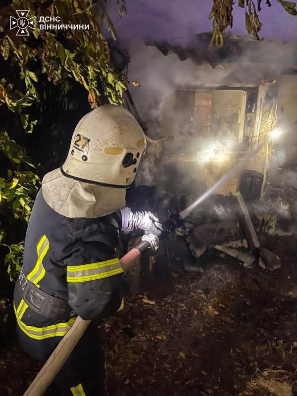 На Вінниччині за добу сталося шість пожеж у житловому секторі: що відомо