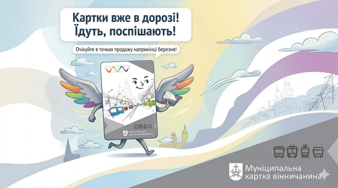 У Вінниці наприкінці березня знову з’являться «сірі» транспортні картки