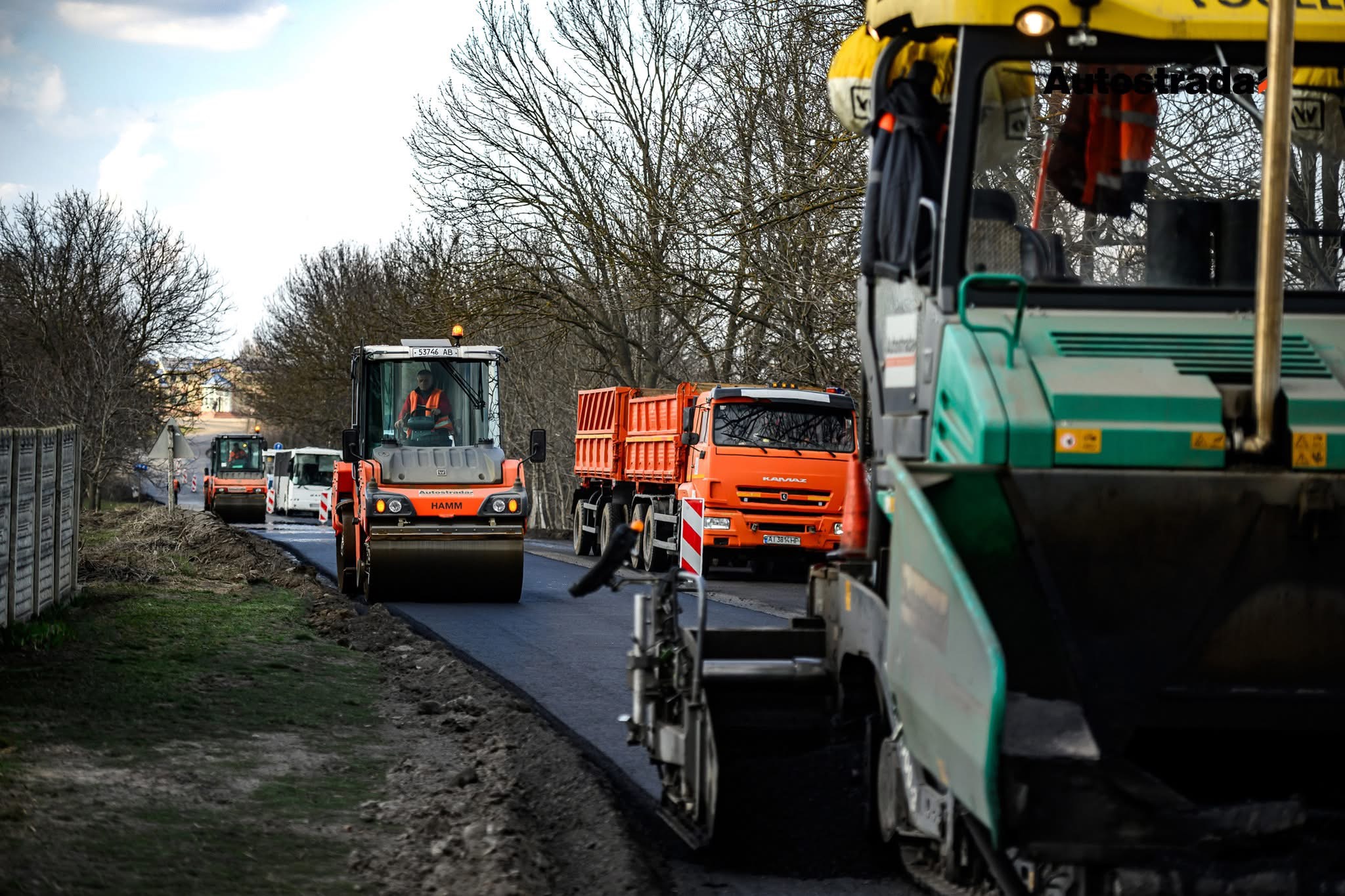 На Вінниччині відновлюють ділянку траси Р-33 поблизу Гайсина