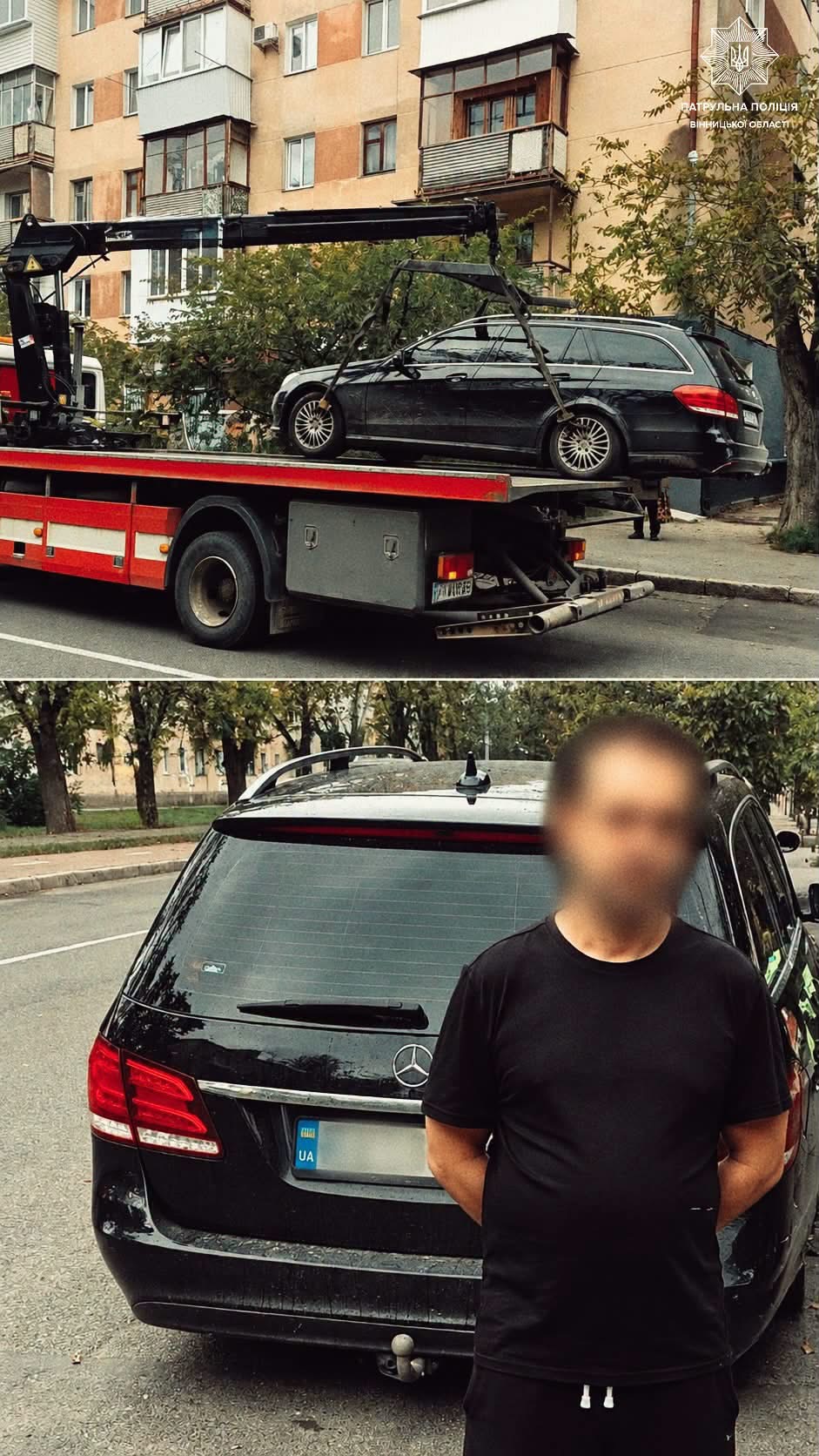 У Вінниці водій втретє за рік керував авто з ознаками сп’яніння