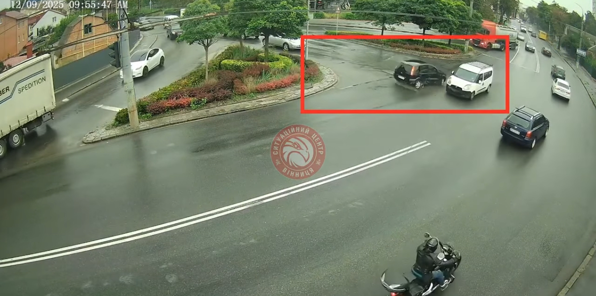 На перехресті Київської та Гонти зіткнулися два авто