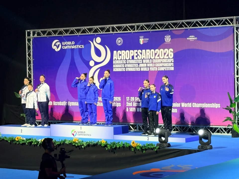 Акробатки з Вінниччини вибороли бронзу чемпіонату світу