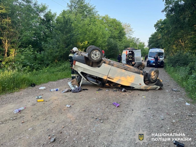 Серія ДТП на Вінниччині: травмовані діти, загиблий підліток та водій з 1,96 проміле алкоголю в крові