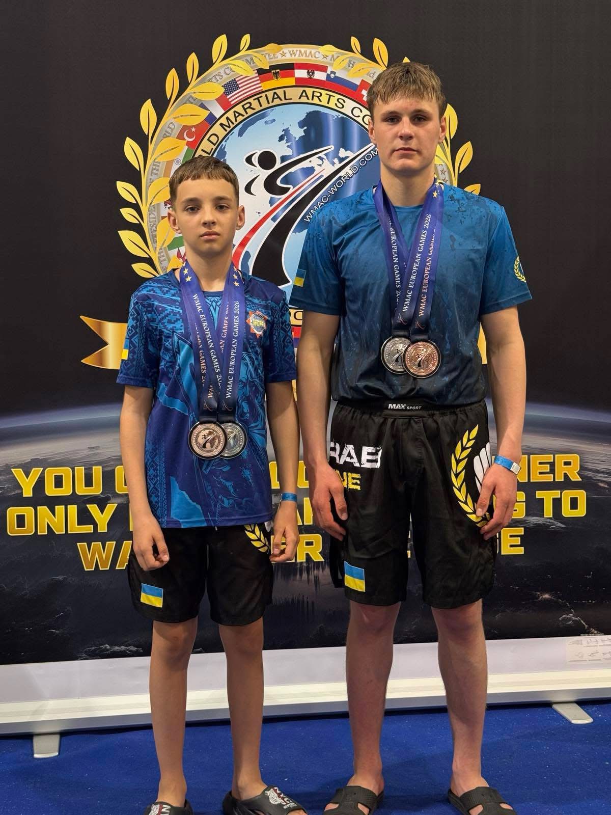 Юні спортсмени з Городківської громади здобули нагороди на Чемпіонаті Європи з козацького двобою