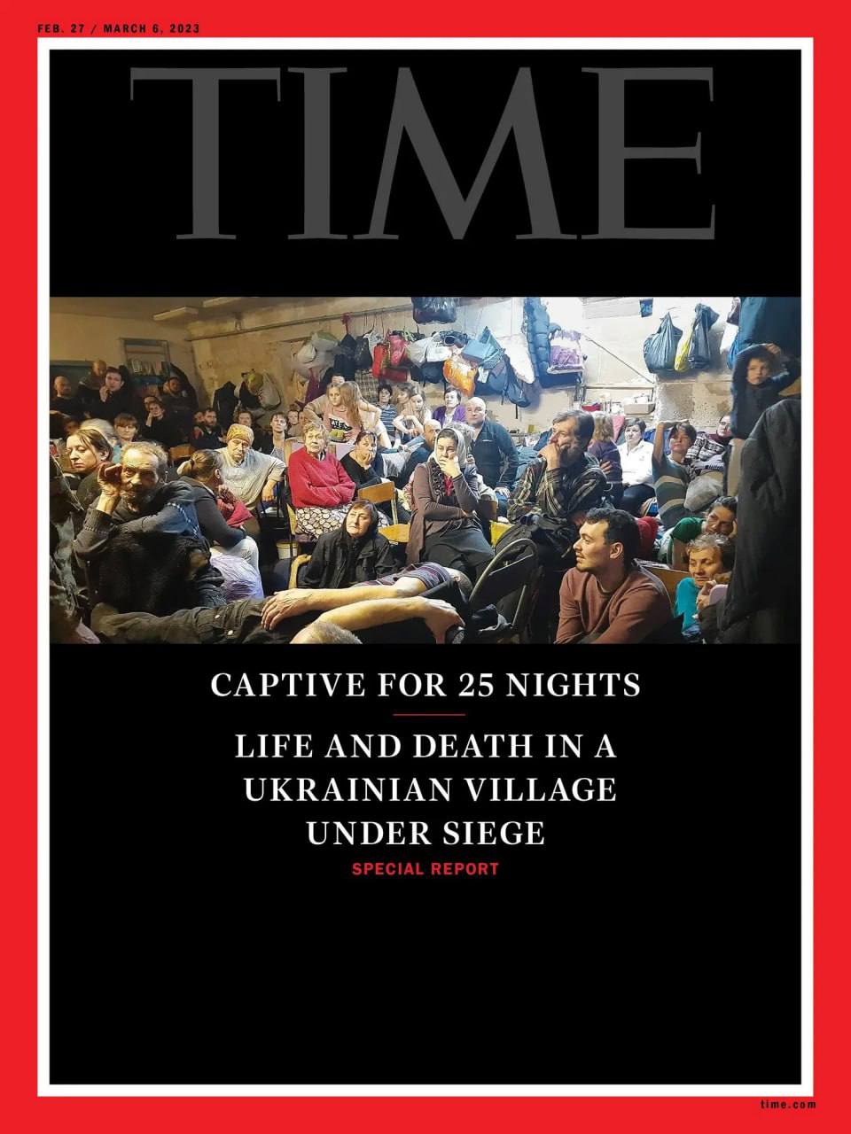 Журнал TIME вкотре присвятив обкладинку одного зі своїх випусків темі війни в Україні