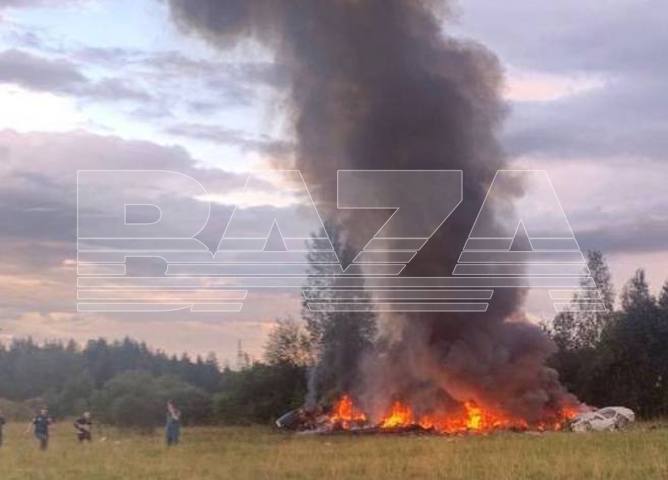 росЗМІ пишуть, що у Тверській області розбився літак очільника ПВК "вагнер"