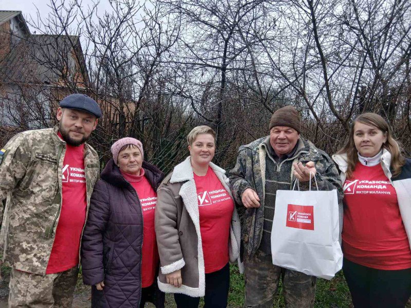 Волонтери «Української команди» передали гуманітарну допомогу мешканцям села Шумилово