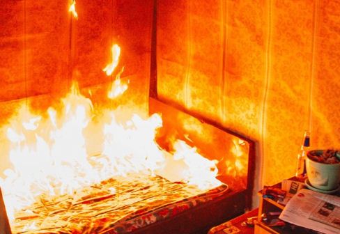 У Вінниці сталася пожежа - загорівся матрац