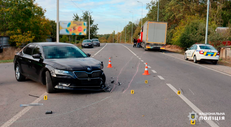 У Вінниці не розминулись вaнтaжівкa тa легковик (ФОТО) 