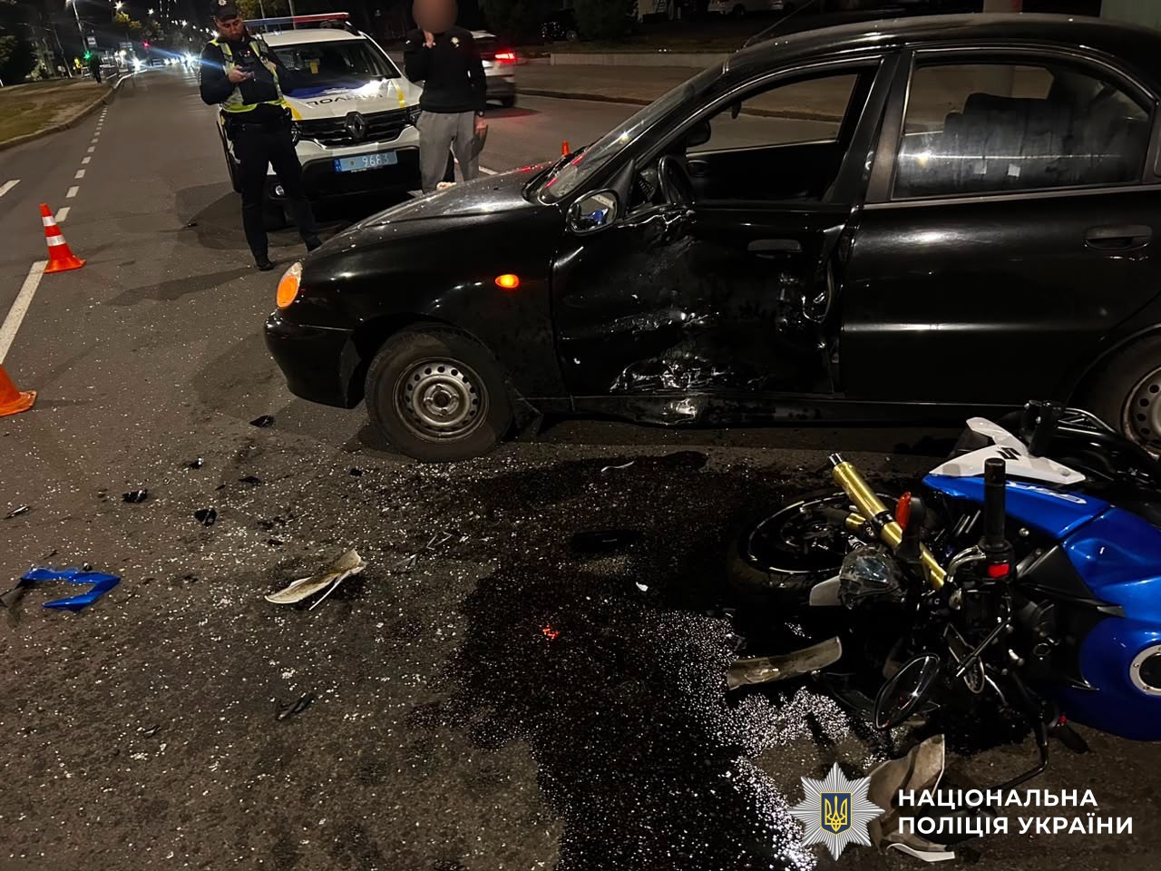У Вінниці за добу сталися дві ДТП: травмувалися пішохідка та мотоцикліст