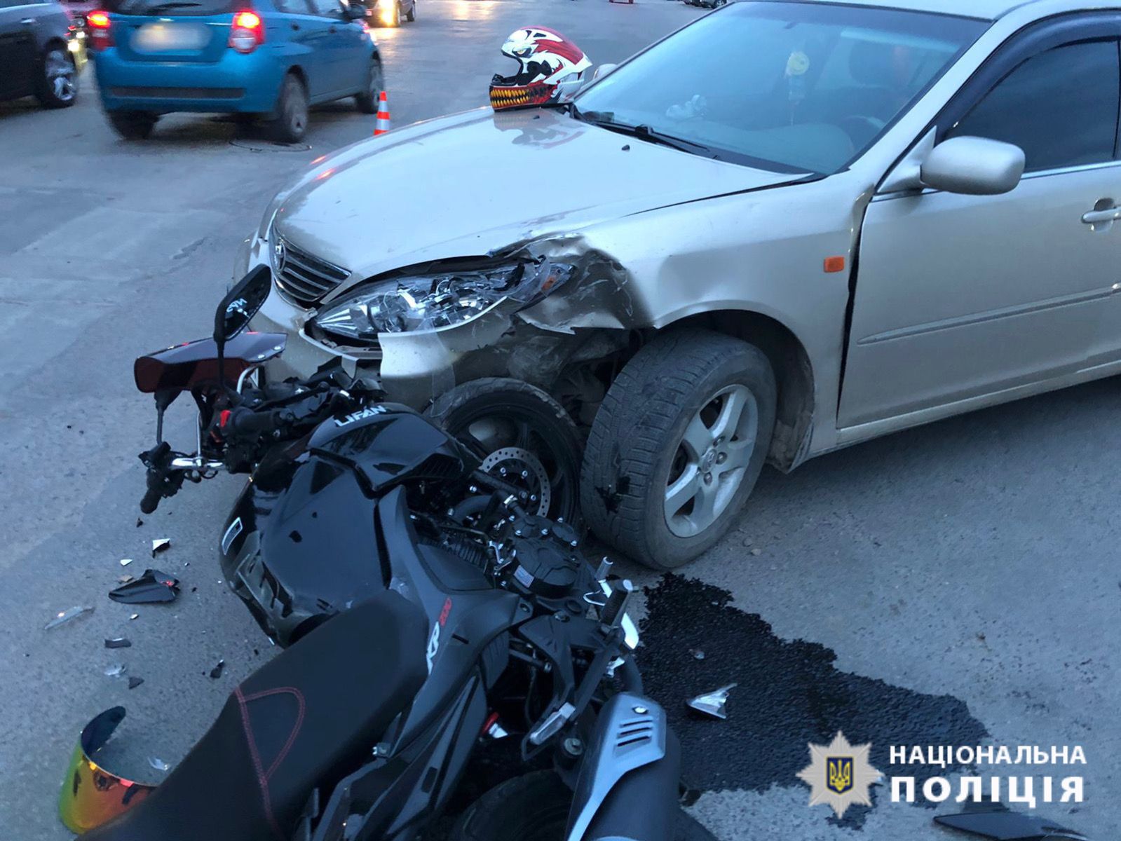 В ДТП нa Вінниччині пострaждaв неповнолітній мотоцикліст (ФОТО)