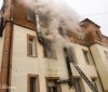 У центрі Вінниці горіла триповерхова будівля