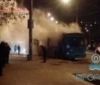 В Одесі вибухнув тролейбус (Відео)