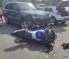 У Вінниці під час ДТП постраждав мотоцикліст: Lexus не пропустив Suzuki