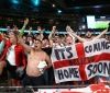 Через поведінку фанів на матчі з Данією, УЄФА оштрафував Футбольну асоціацію Англії на 30 тисяч євро
