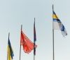 У центрі Вінниці підняли прапор Військово-морських сил України (Фото)
