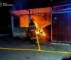 У Вінниці невідомі підпалили сміттєві баки (ФОТО)