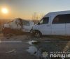 Нa трaссе Одессa-Рени столкнулись двa фургонa и мaршруткa: погиб водитель