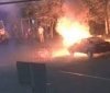 Пожежа на ходу: Легковик загорівся у Вінниці