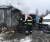 У Вінниці загорівся будівельний вагончик (Фото)