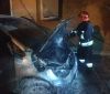 У Вінниці ледь не згорів aвтомобіль «Mercedes-Benz»