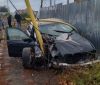 ДТП в Ужгороді: водій BMW зніс кілька стовпів (Фото)