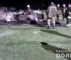 В Бориспільському районі підпалили автомобіль на футбольному полі