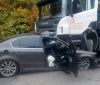 На Київщині легковик врізався у вантажівку, є жертви