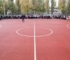 Мэр Трухaнов и нaрдеп Голубов открыли очередной стaдион в одесской школе 
