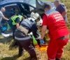 Поблизу Вінниці рятувальники деблокували жінку з понівеченого автомобіля після ДТП