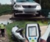 У Вінниці п’яний водій без посвідчення перекинув авто на залізничних коліях