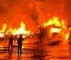 У Вінниці сталася масштабна пожежа в промзоні