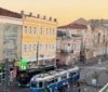 У Вінниці перекрили центр міста – маршрут тролейбусів змінено