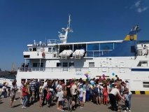 Международный день защиты детей в Одесском порту