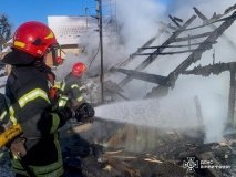 У Вінниці сталися пожежі в міських садибах та в колишній промзоні