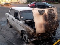 У Вінниці сталась ДТП – авто загорілось