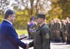 Президент вручив державні нагороди військовим Національної гвардії України на Вінниччині