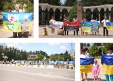 У Хмільнику відбулася акція на підтримку зниклих безвісти та військовополонених
