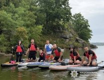 Поранені поліцейські-захисники на Житомирщині проходять реабілітацію на сапбордах