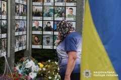 У Вінниці в День Незалежності вшанували пам’ять загиблих захисників