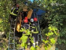 На Вінниччині рятувальники ліквідували наслідки ДТП з вантажівкою