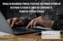 Понад 46 мільйонів гривень грантів: як ветерани на Вінниччині створюють власний бізнес